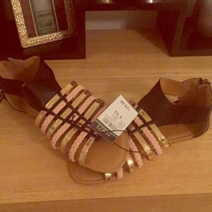 Adorable braided sandals